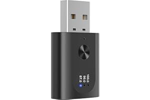 Car Bluetooth 5.3 FM Transmitter, USB Bluetooth Adapter for Car Wireless Audio Music Receiver Adapter Bluetooth Transmitter w